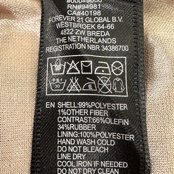 Forever 21 Strapless & Fitted Multicolor Mini Dress~Fully Lined~Side Zipper.~EUC - Picture 15 of 16